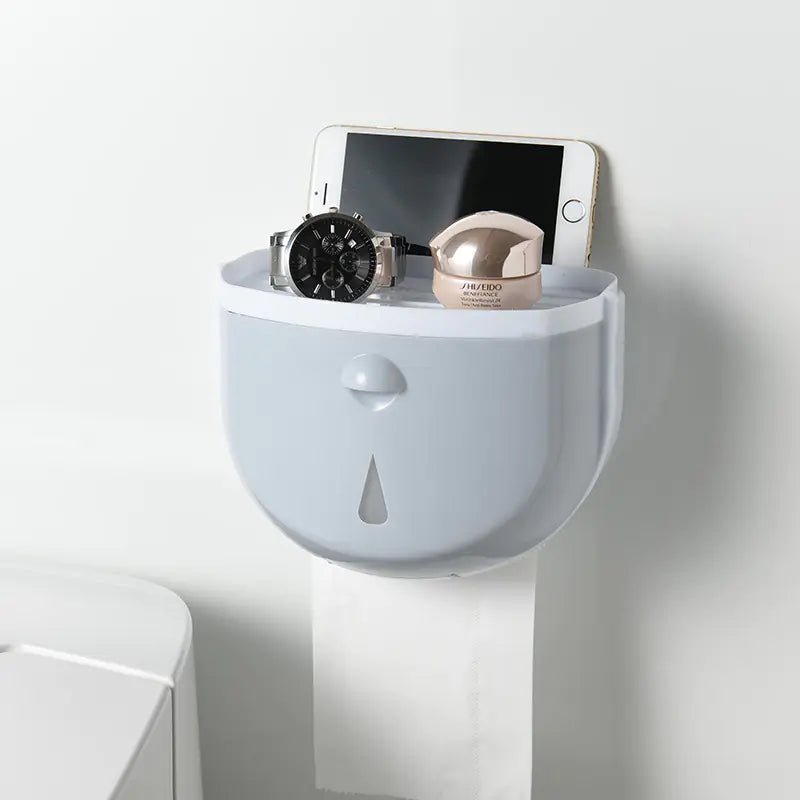 Waterproof Tissue Box and Wall-Mounted Holder