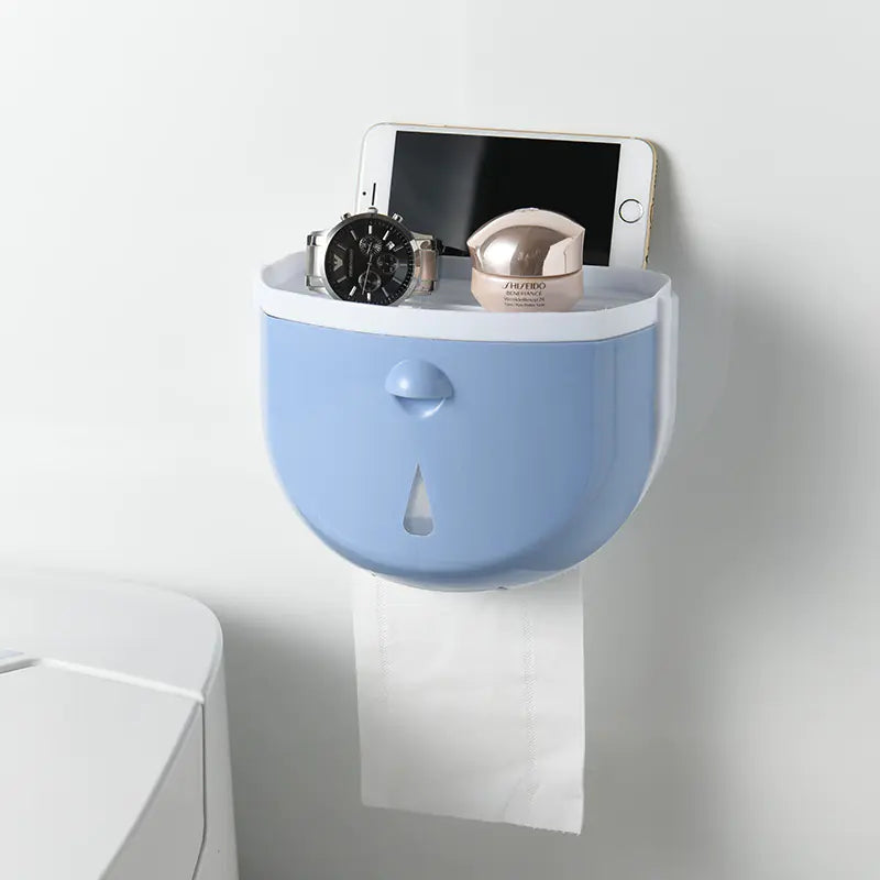Waterproof Tissue Box and Wall-Mounted Holder