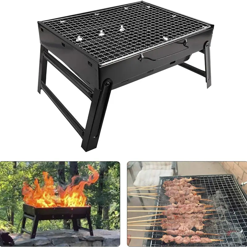 Portable Stainless Steel Charcoal Grill