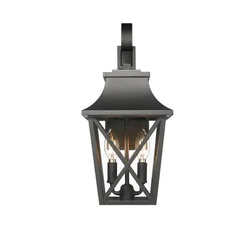 Modern Black Outdoor Wall Light