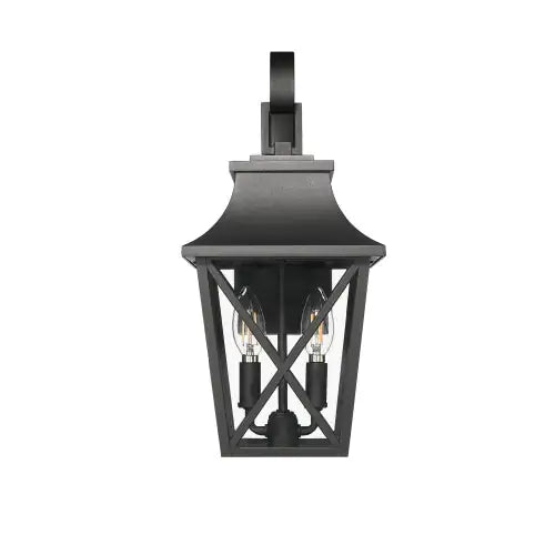Modern Black Outdoor Wall Light