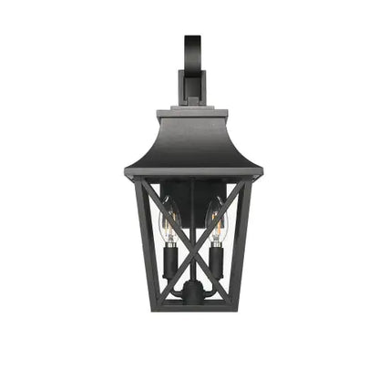 Modern Black Outdoor Wall Light