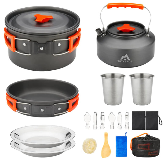 17PCS Camping Cookware Kit