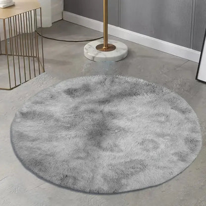 Round Plush Carpet Mat