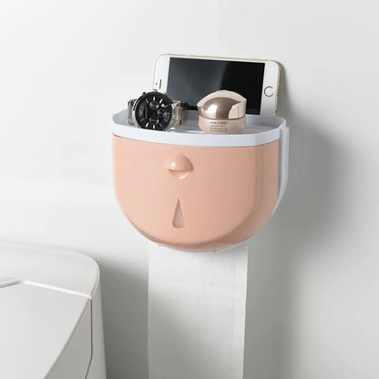 Waterproof Tissue Box and Wall-Mounted Holder