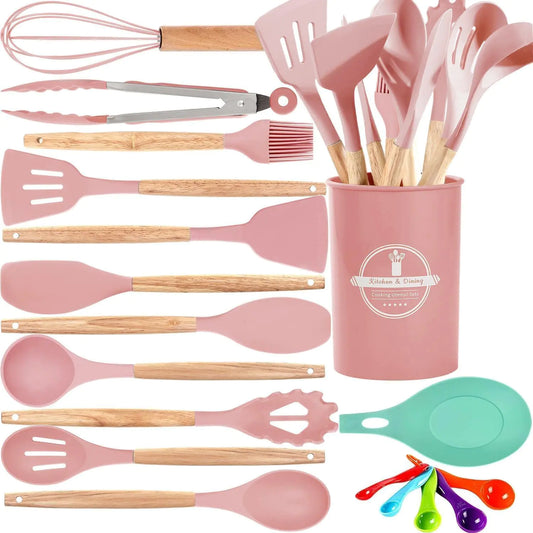 Silicone Cooking Utensils Set