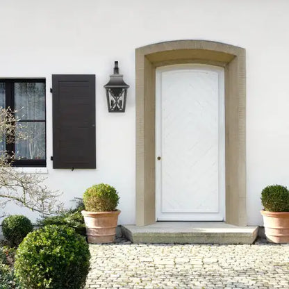 Modern Black Outdoor Wall Light